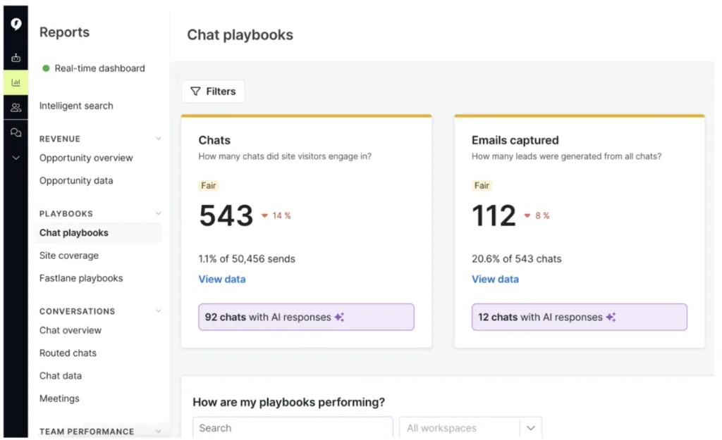 Drift_AI Customer Service Software